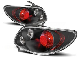 Achterlichten Peugeot 206 (1998-2000) Zwart - E-gekeurd - 62% Korting