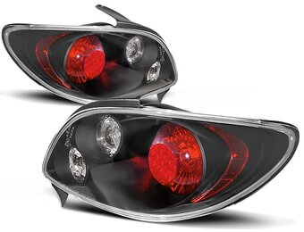 Achterlichten Peugeot 206 (1998-2010) Zwart - 54% Korting
