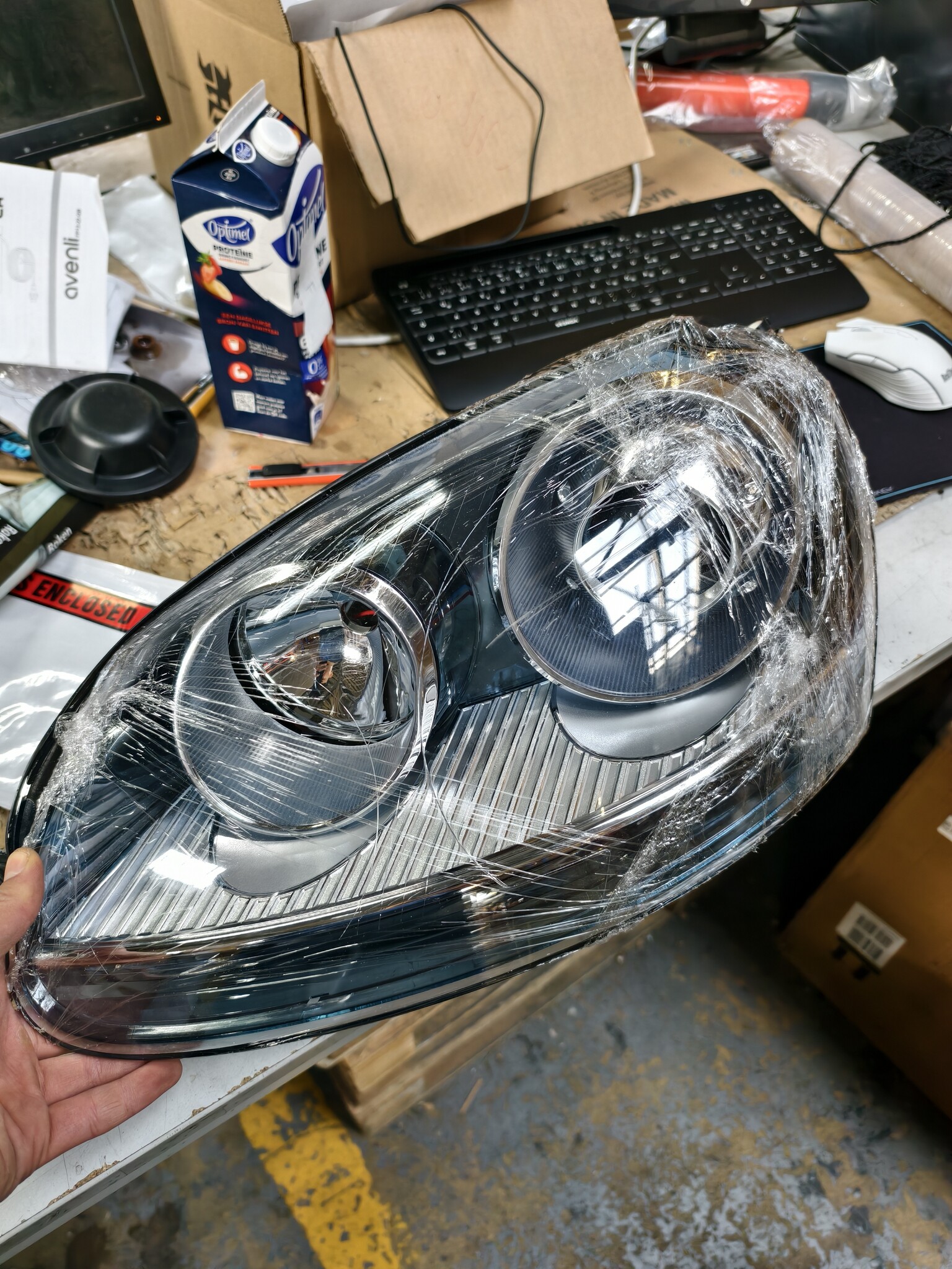 Koplampen VW Golf 5 GTI Zwart Projector E-Gemerkt -55% Korting