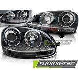 Koplampen VW Golf 5 GTI Zwart Projector E-Gemerkt -55% Korting