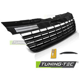 Voorgrill Glanzend Zwart VW T5 Transporter 2004-2009 53% Korting