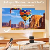 Draagbare Mini Beamer Zwart - 1080p Full HD, 13000 Lumen, 300 inch (34% korting)
