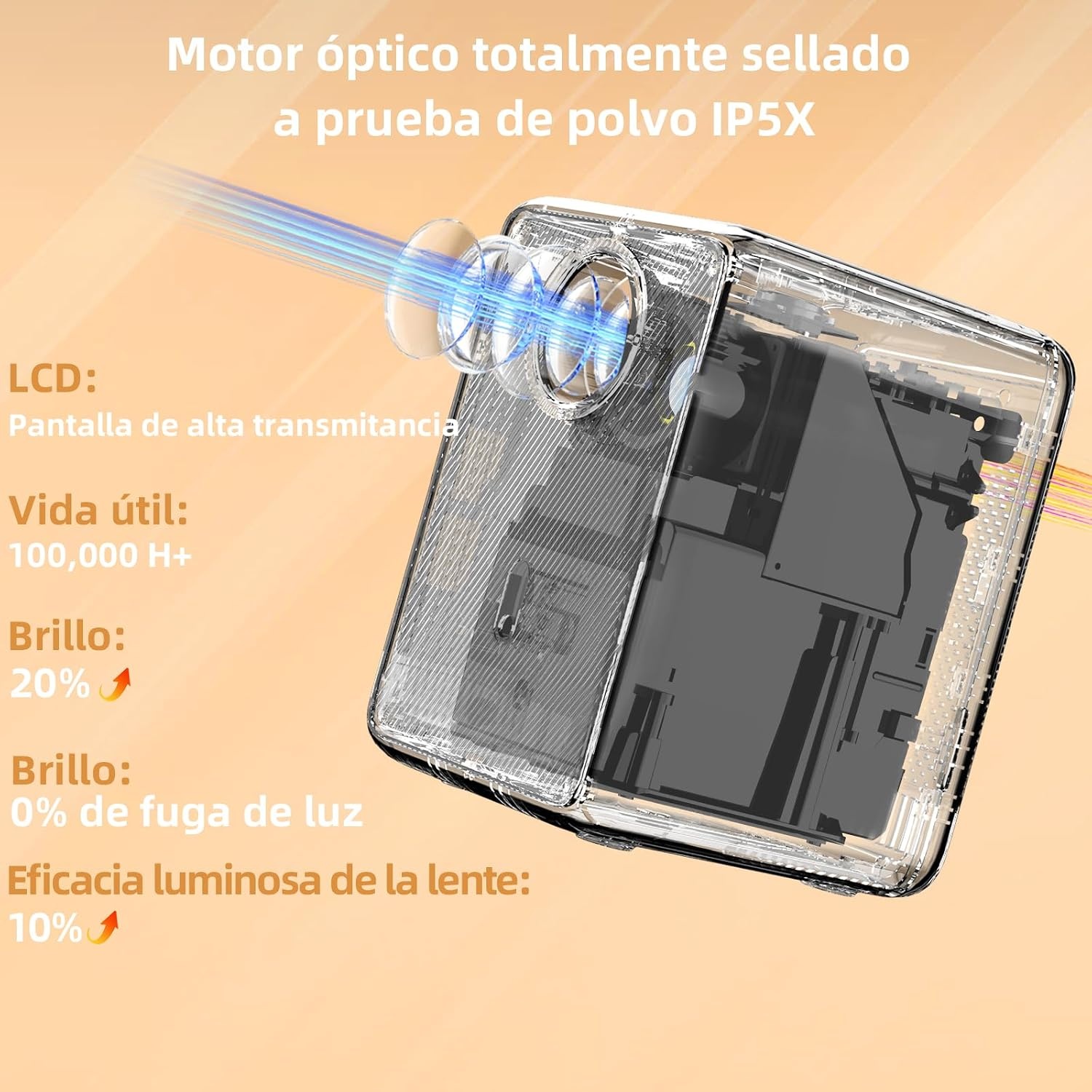 Draagbare Mini Beamer Zwart - 1080p Full HD, 13000 Lumen, 300 inch (34% korting)