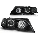 Angel Eyes Koplampen Zwart BMW E46 (2001-2005) - 55% Korting