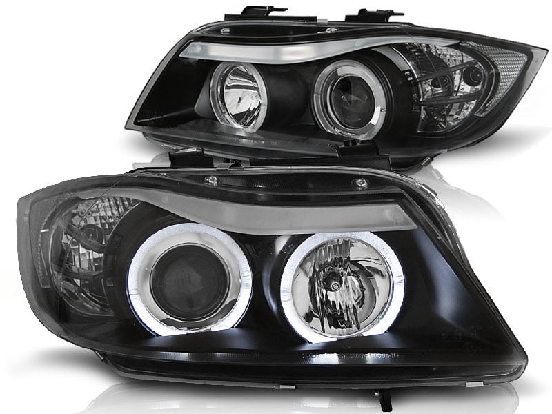 Projectorkoplampen BMW E90 E91 Zwart - 55% Korting