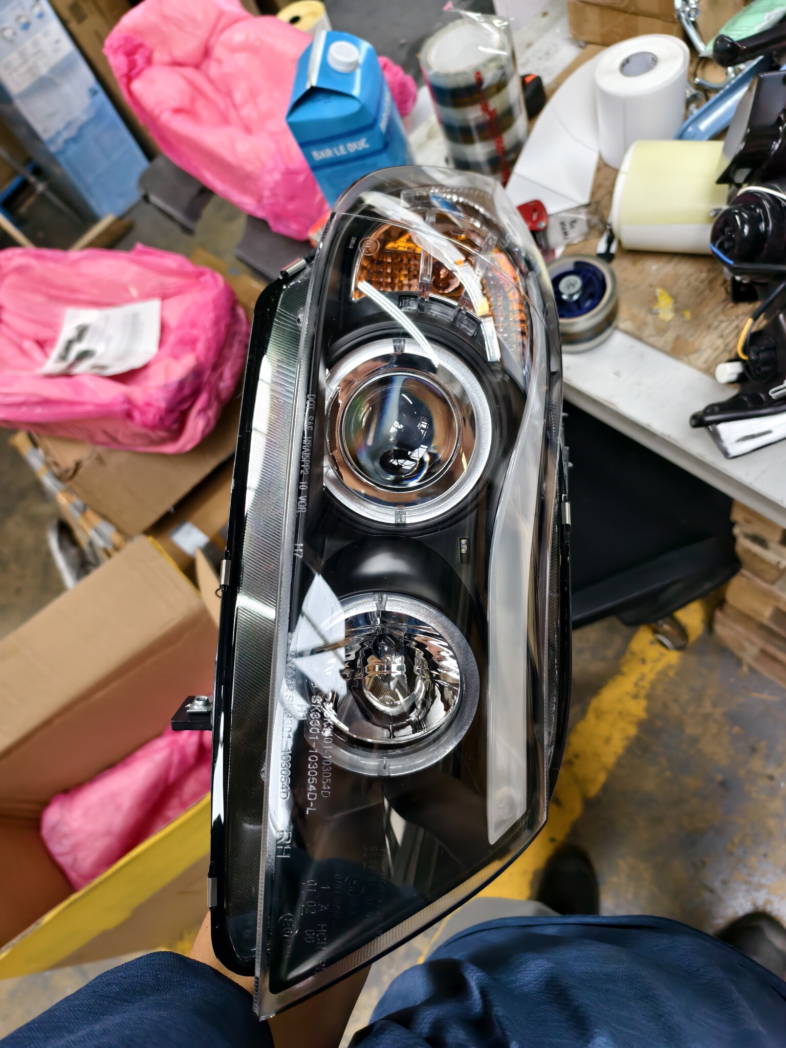 Projectorkoplampen BMW E90 E91 Zwart - 55% Korting