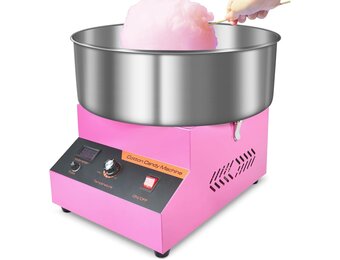 Commerciële Elektrische Suikerspinmachine 1000W Roze - 34% Korting