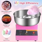 Commerciële Elektrische Suikerspinmachine 1000W Roze - 34% Korting