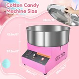 Commerciële Elektrische Suikerspinmachine 1000W Roze - 34% Korting