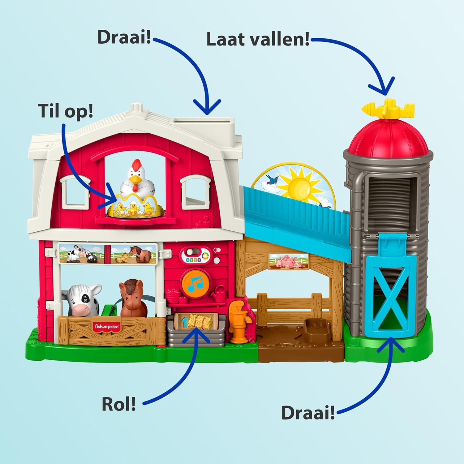 Fisher-Price Dierenboerderij Speelset - Meertalig met 58% Korting