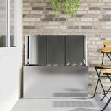 VidaXL Tuinkussenopbergdoos Gegalvaniseerd Staal - 35% Korting