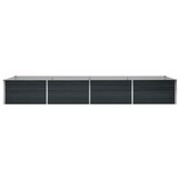 Verhoogde Plantenbak Staal Antraciet 320x80x45 cm - 54% Korting