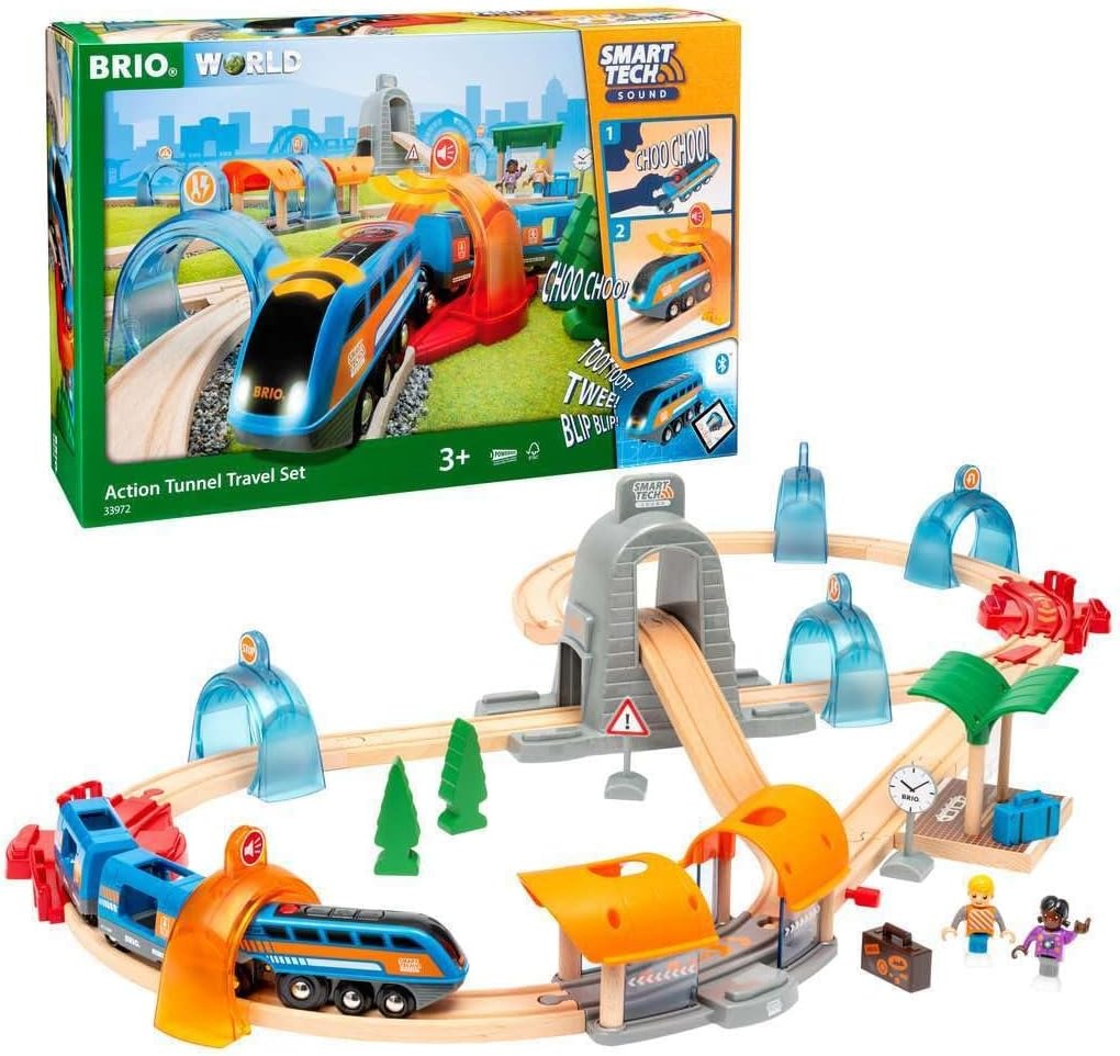 BRIO Smart Tech Sound Treinset 37-delig Wit 35% Korting