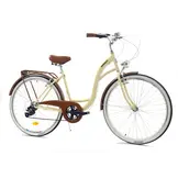 Meisjesfiets 26 inch Crème Bruin - 55% Korting