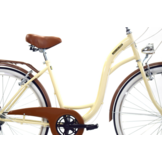 Meisjesfiets 26 inch Crème Bruin - 55% Korting