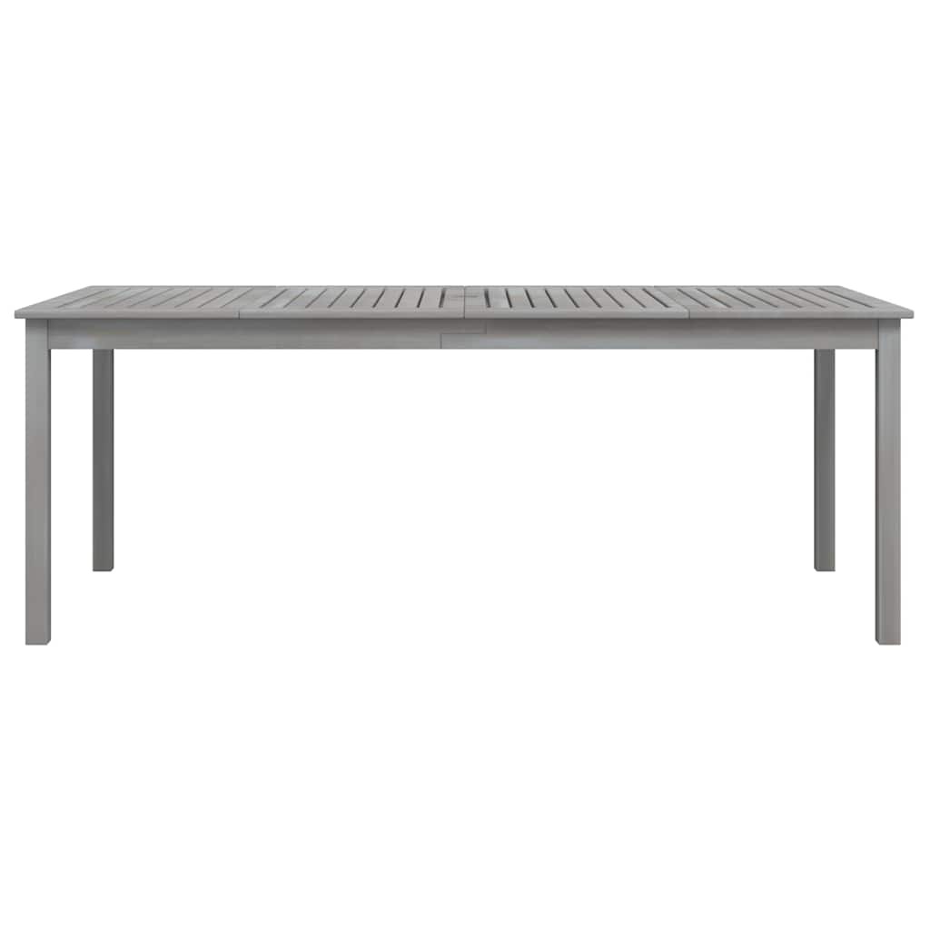 VidaXL Tuintafel Acaciahout 200x100x75 cm Grijs - 35% Korting