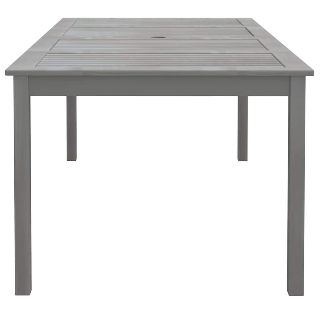 VidaXL Tuintafel Acaciahout 200x100x75 cm Grijs - 35% Korting
