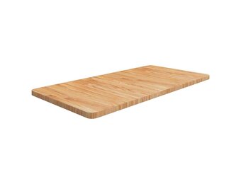 vidaXL Massief Houten Tafelblad 100x50cm Lichtbruin - 34% Korting