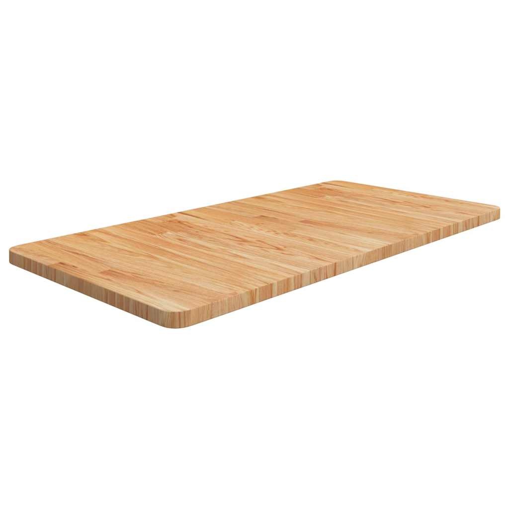 vidaXL Massief Houten Tafelblad 100x50cm Lichtbruin - 34% Korting