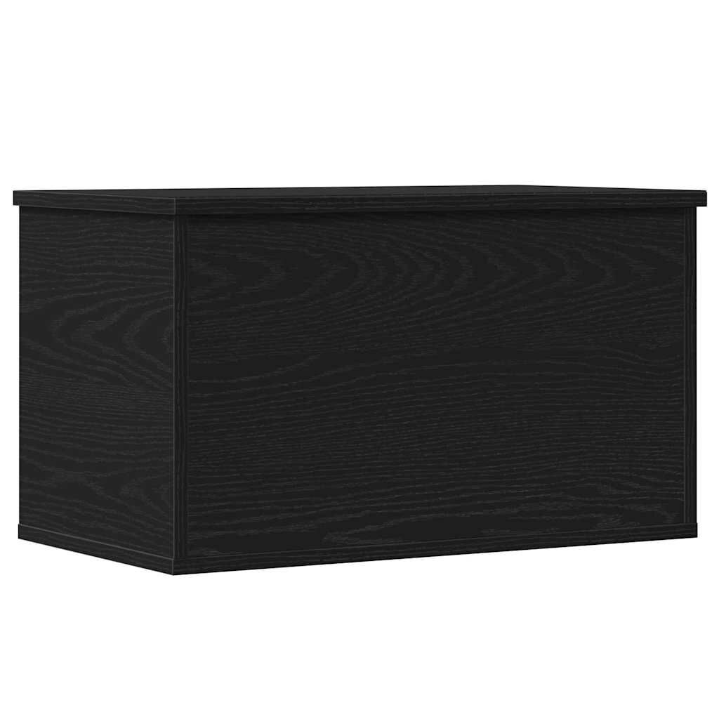 VidaXL Opbergdoos Zwart Eiken Hout - 60x35x35 cm - 33% Korting