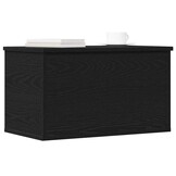 VidaXL Opbergdoos Zwart Eiken Hout - 60x35x35 cm - 33% Korting