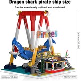 Gemotoriseerde Piraten Schip Bouwset (1922 Delen) - 30% Korting