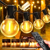 LED Lichtsnoer Buiten 45m Warm Wit G40 IP44 - 34% Korting