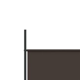 Kamerscherm met 6 panelen, 300x200 cm, stof bruin - 34% Korting!