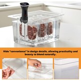 Sous Vide Container 11L met RVS Rek & Deksel - 34% Korting