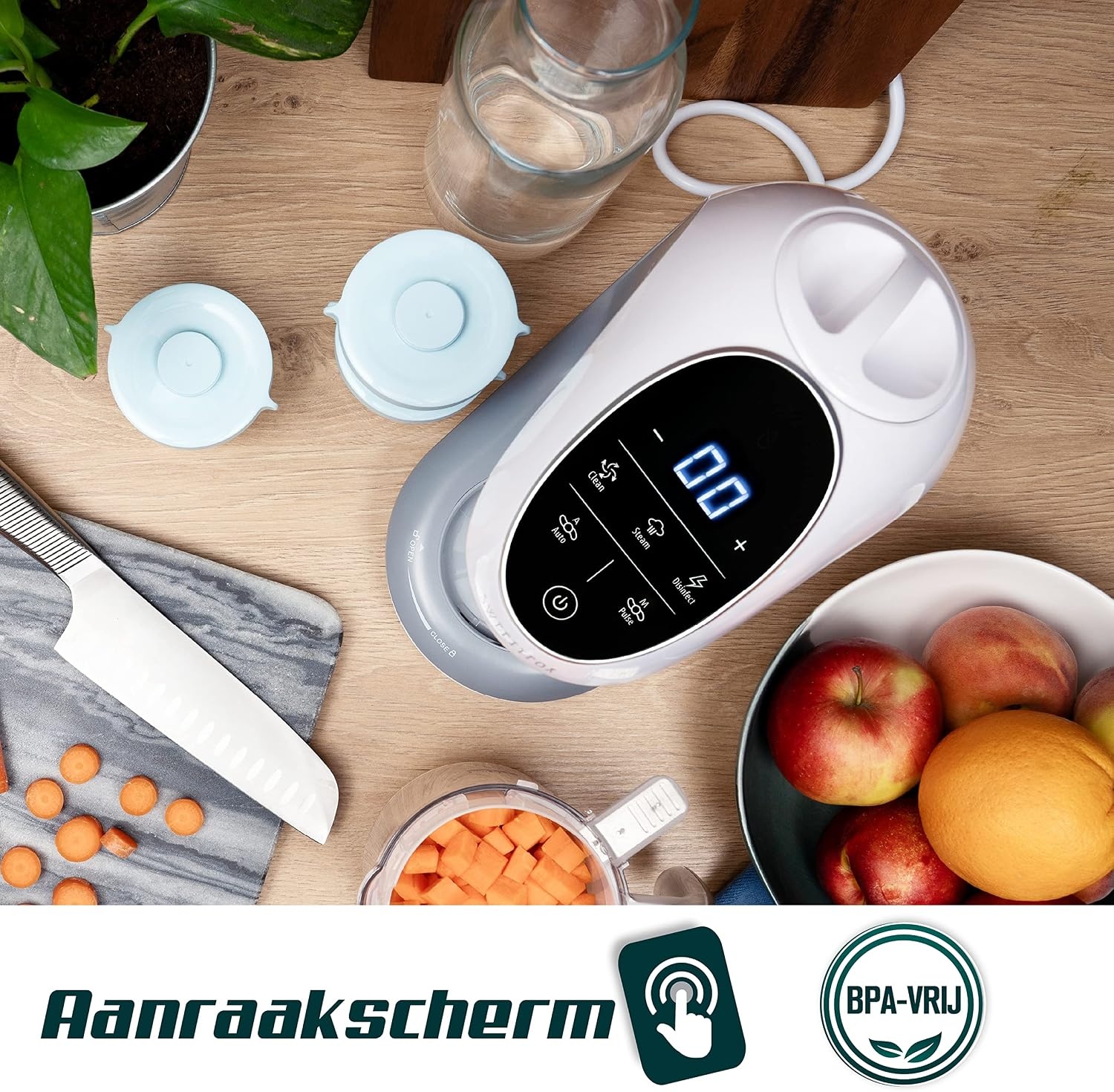 Babyvoedingbereider 7-in-1 (Wit) - 34% Korting