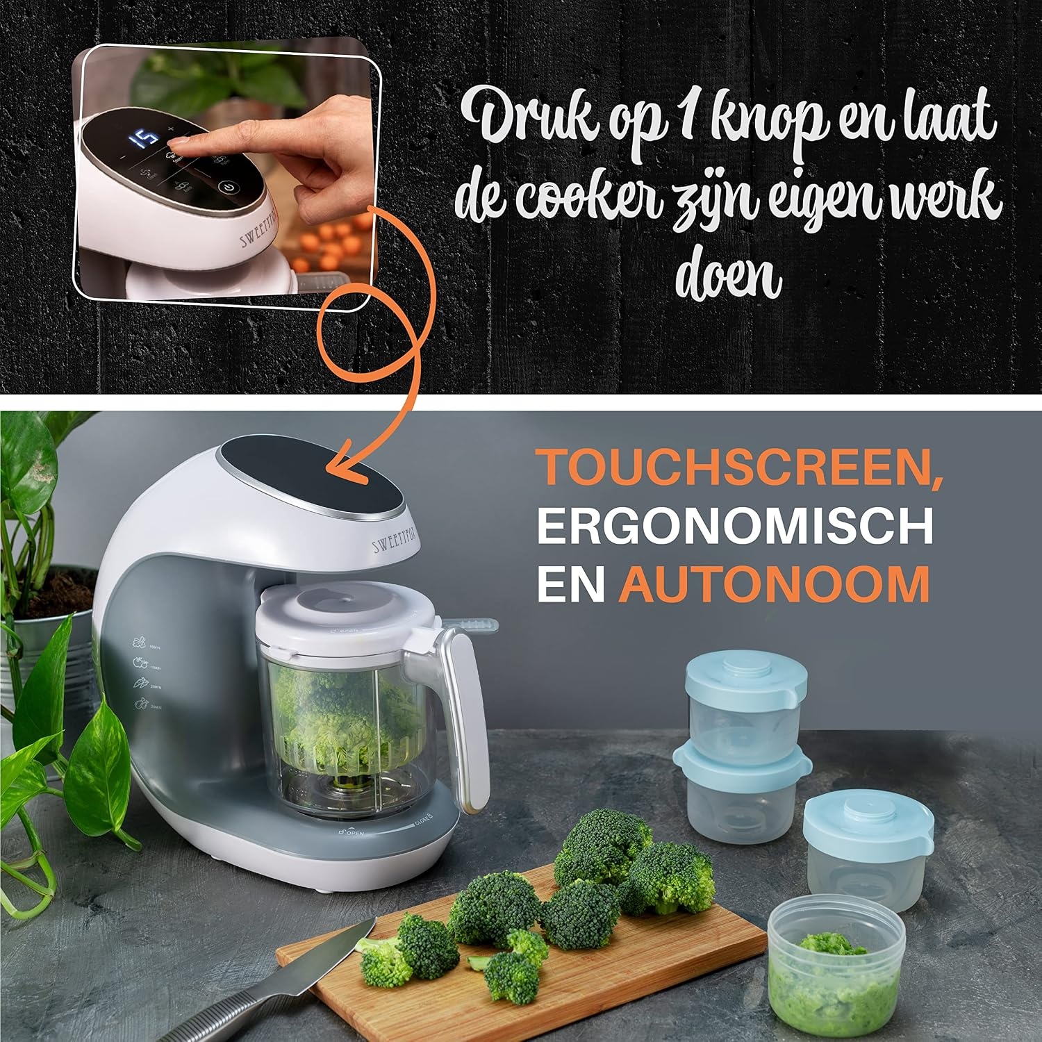 Babyvoedingbereider 7-in-1 (Wit) - 34% Korting