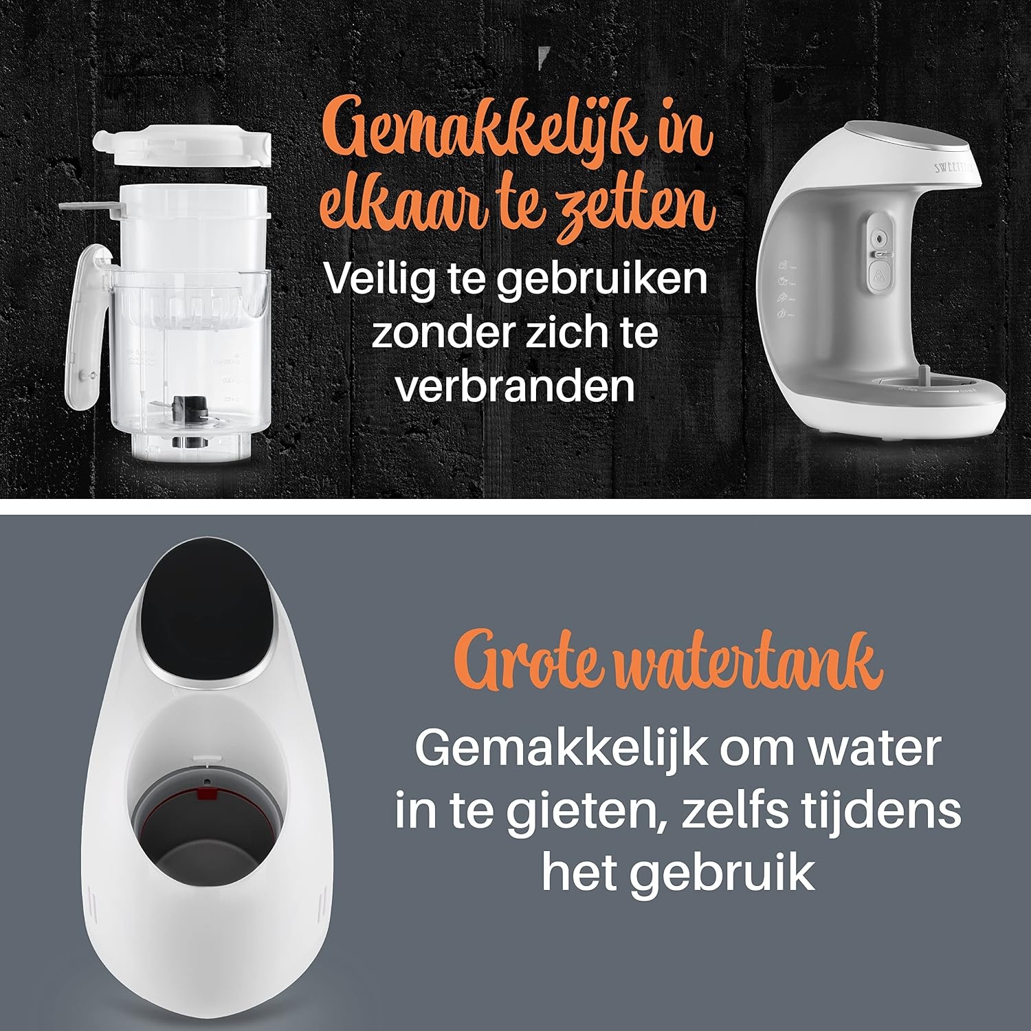 Babyvoedingbereider 7-in-1 (Wit) - 34% Korting