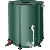 Opvouwbare Regenton Groen 200L | Regenwater Opslag, 2 Kranen & Filter | 34% Korting