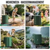 Opvouwbare Regenton Groen 200L | Regenwater Opslag, 2 Kranen & Filter | 34% Korting