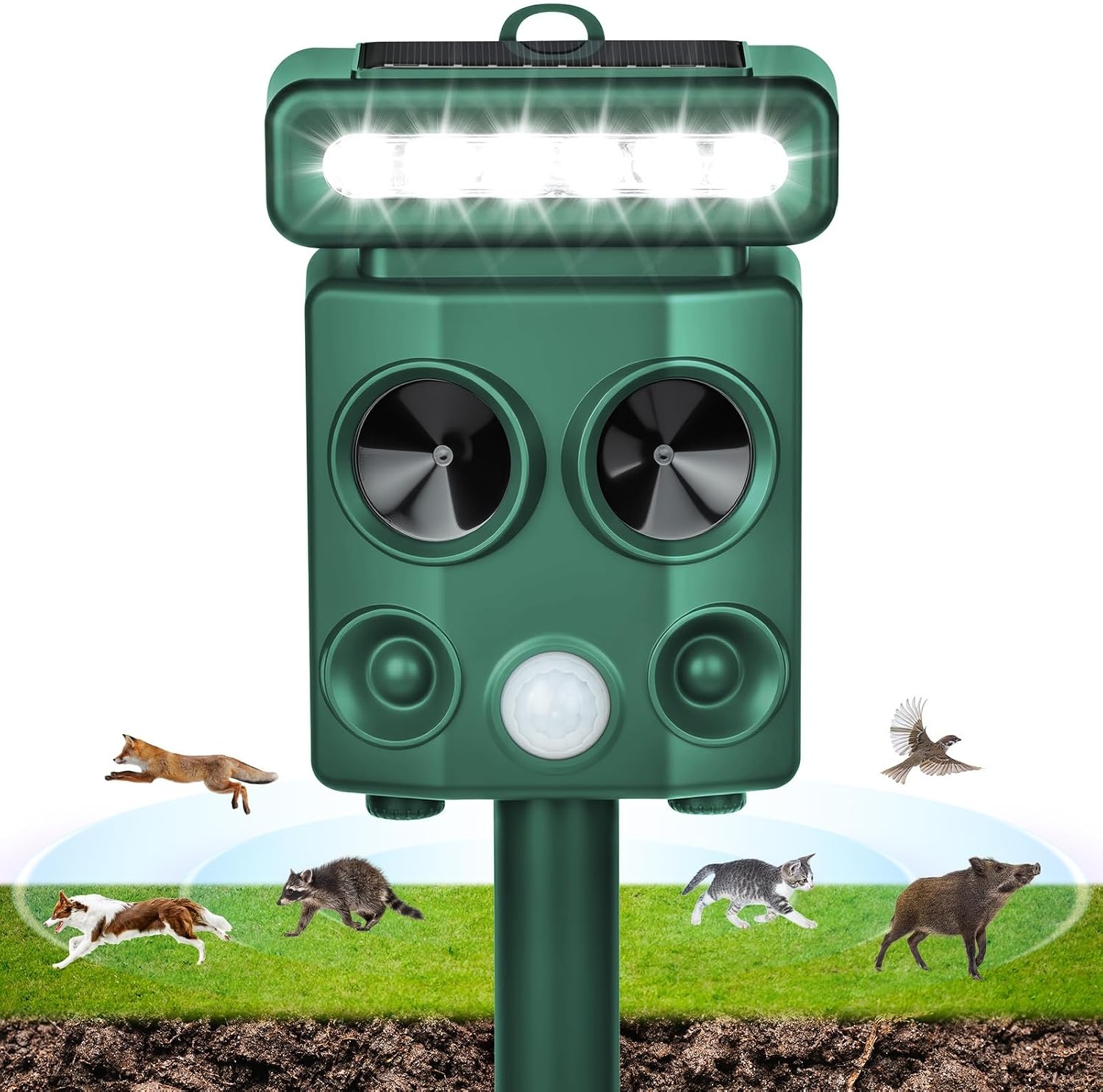 Ultrasoon Afweermiddel Zonnekracht - 32% Korting!