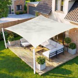HENG FENG Schaduwzeil Rechthoekig 4x5m Zand - 34% Korting!