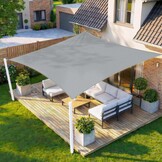 HENG FENG Schaduwzeil Rechthoekig 4x5m Zand - 34% Korting!