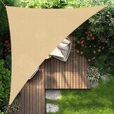 HENG FENG Schaduwzeil Rechthoekig 4x5m Zand - 34% Korting!