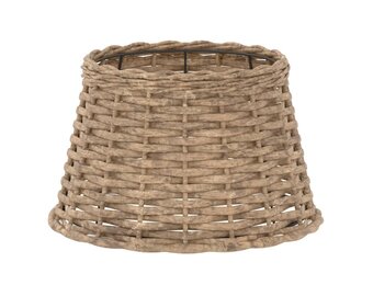 VidaXL Lampenkap Wicker Bruin Ø38x23 cm - 33% Korting