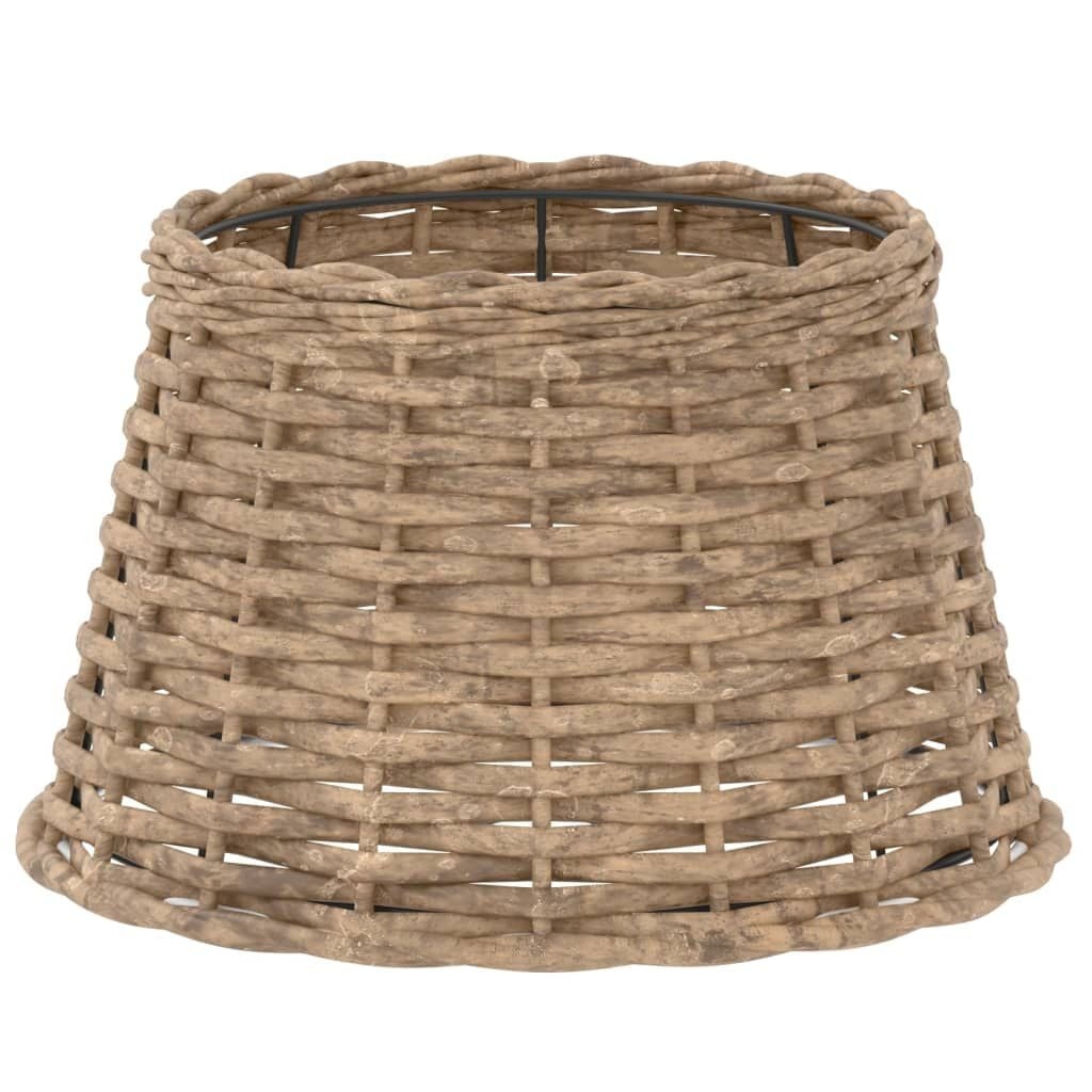 VidaXL Lampenkap Wicker Bruin Ø38x23 cm - 33% Korting