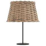 VidaXL Lampenkap Wicker Bruin Ø38x23 cm - 33% Korting