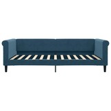 Blauwe Slaapbank Fluweel 100x200 cm - 35% Korting