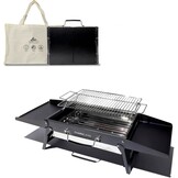 Opvouwbare Houtskoolbarbecue Zwart (39x27 cm) - 34% Korting!
