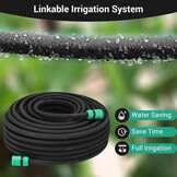 Soaker slangset Zwart 50m met 34% Korting - Efficiënte Tuinirrigatie