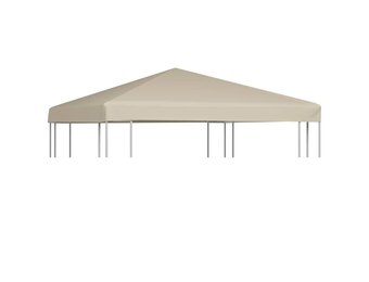 VidaXL Prieeldak Beige 3x3m 310g/m² - 34% Korting!
