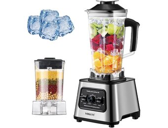 SOKANY SK-999 Blender & Koffiemolen 2.5L - 6000W - 15 Snelheden (34% Korting)