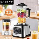 SOKANY SK-999 Blender & Koffiemolen 2.5L - 6000W - 15 Snelheden (34% Korting)