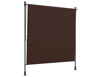 VidaXL Buiten Rolgordijn Bruin 100x270cm - 34% Korting