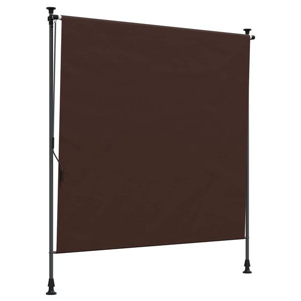 VidaXL Buiten Rolgordijn Bruin 100x270cm - 34% Korting