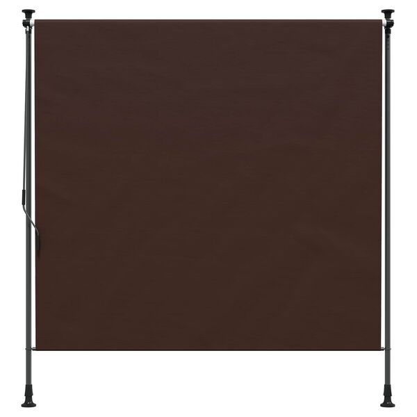 VidaXL Buiten Rolgordijn Bruin 100x270cm - 34% Korting